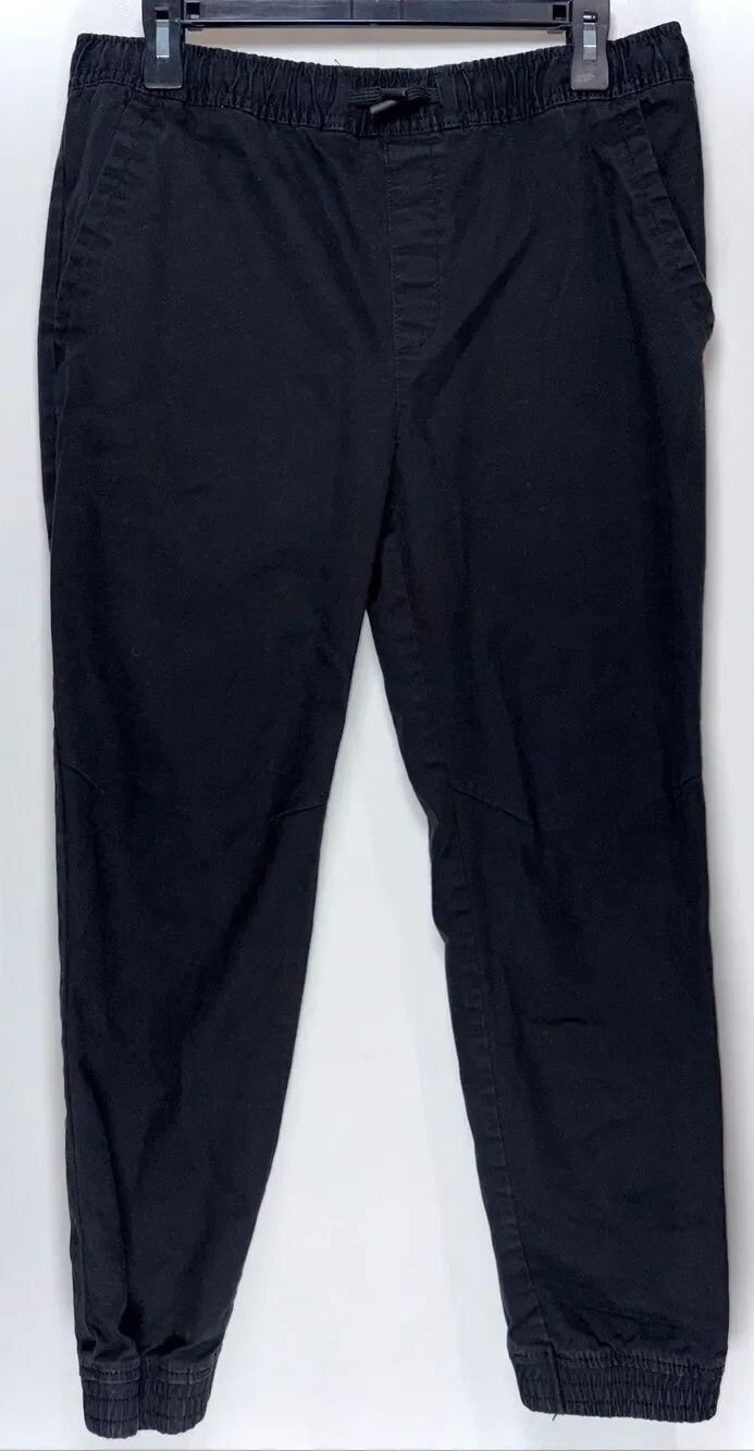 Wonder nation black joggers size 14/16 husky